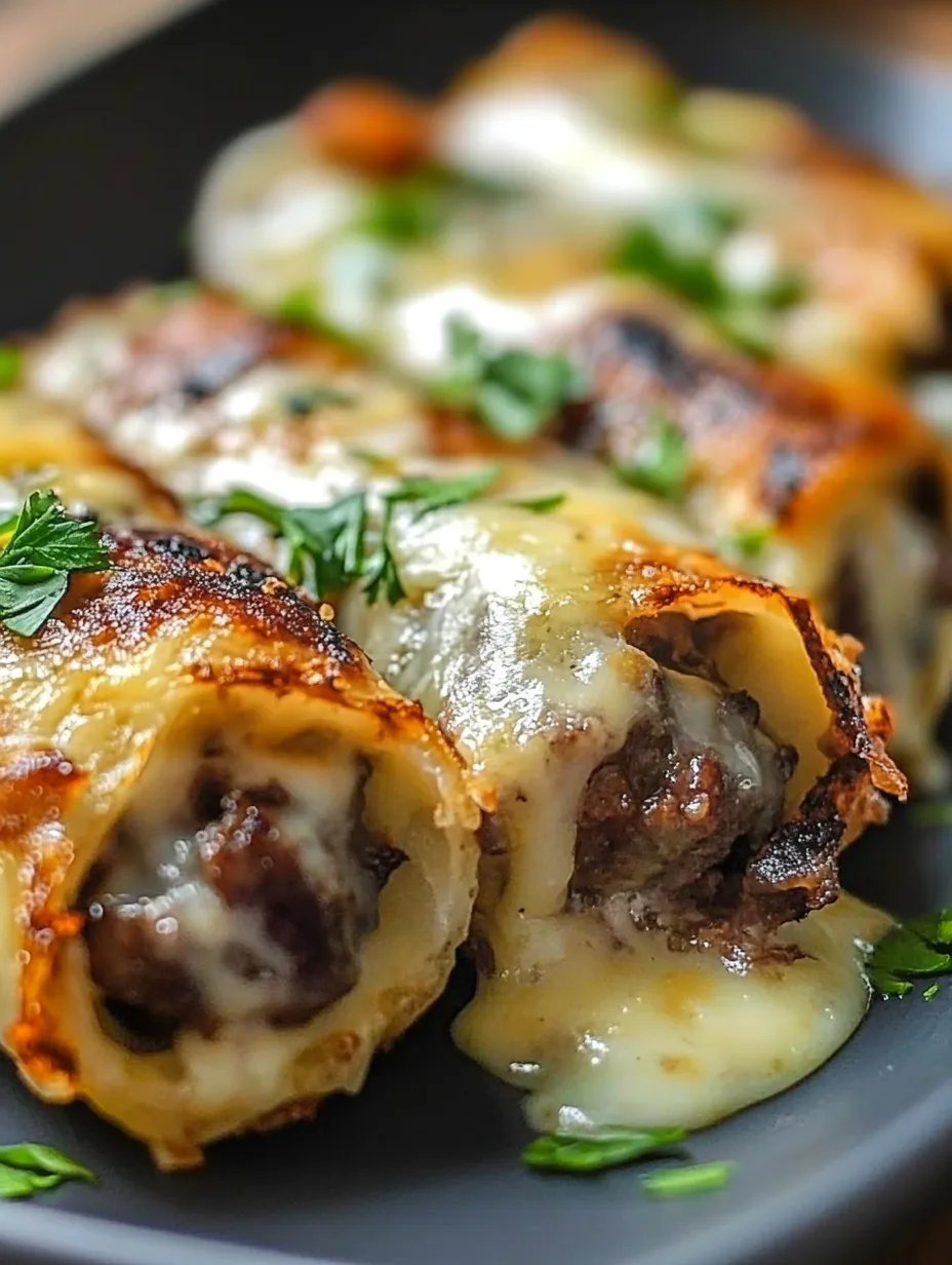 Keto Philly Cheesesteak Rolls