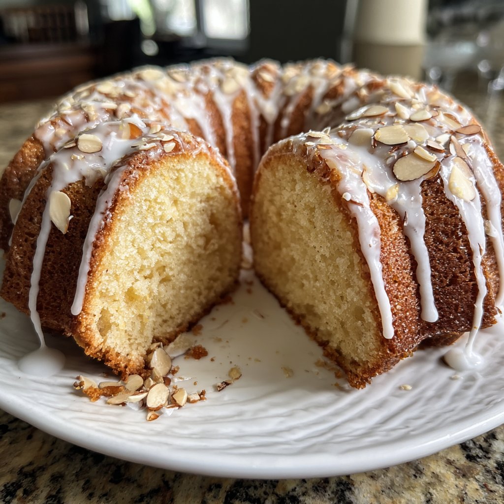Vanilla Almond Yogurt Cake