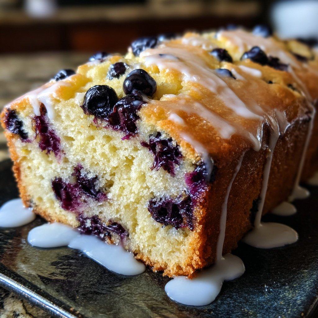 Baking & Desserts Lemon Blueberry Loaf Cake