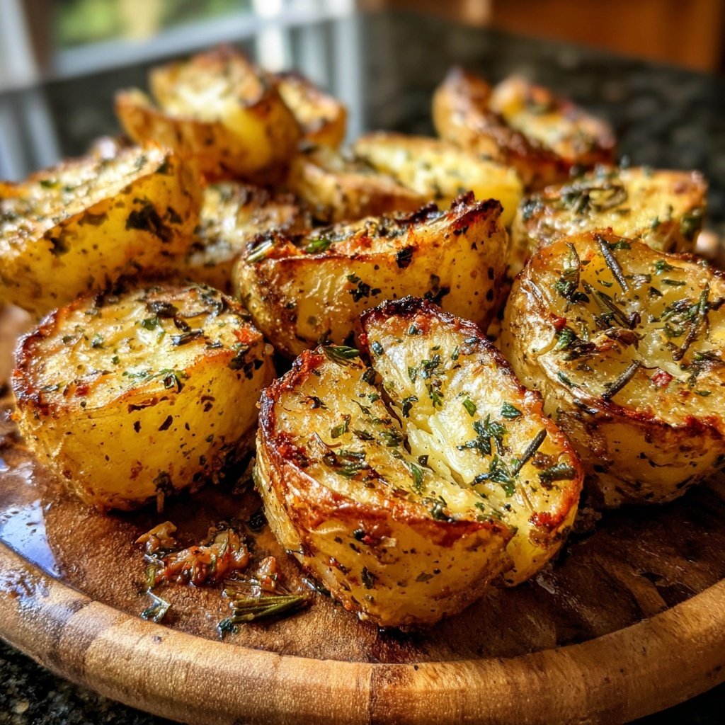 Garlic Herb Roasted Potatoes