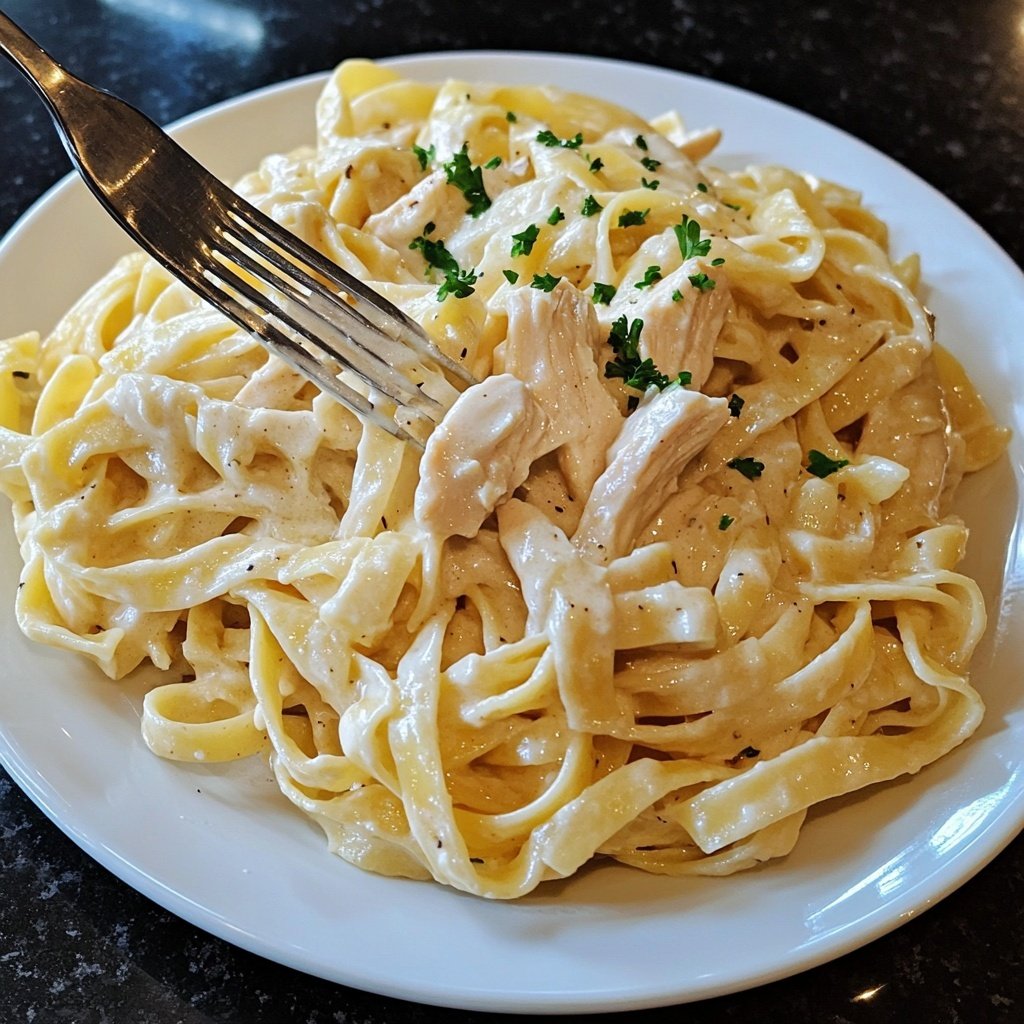 Cozy Crockpot Chicken Alfredo