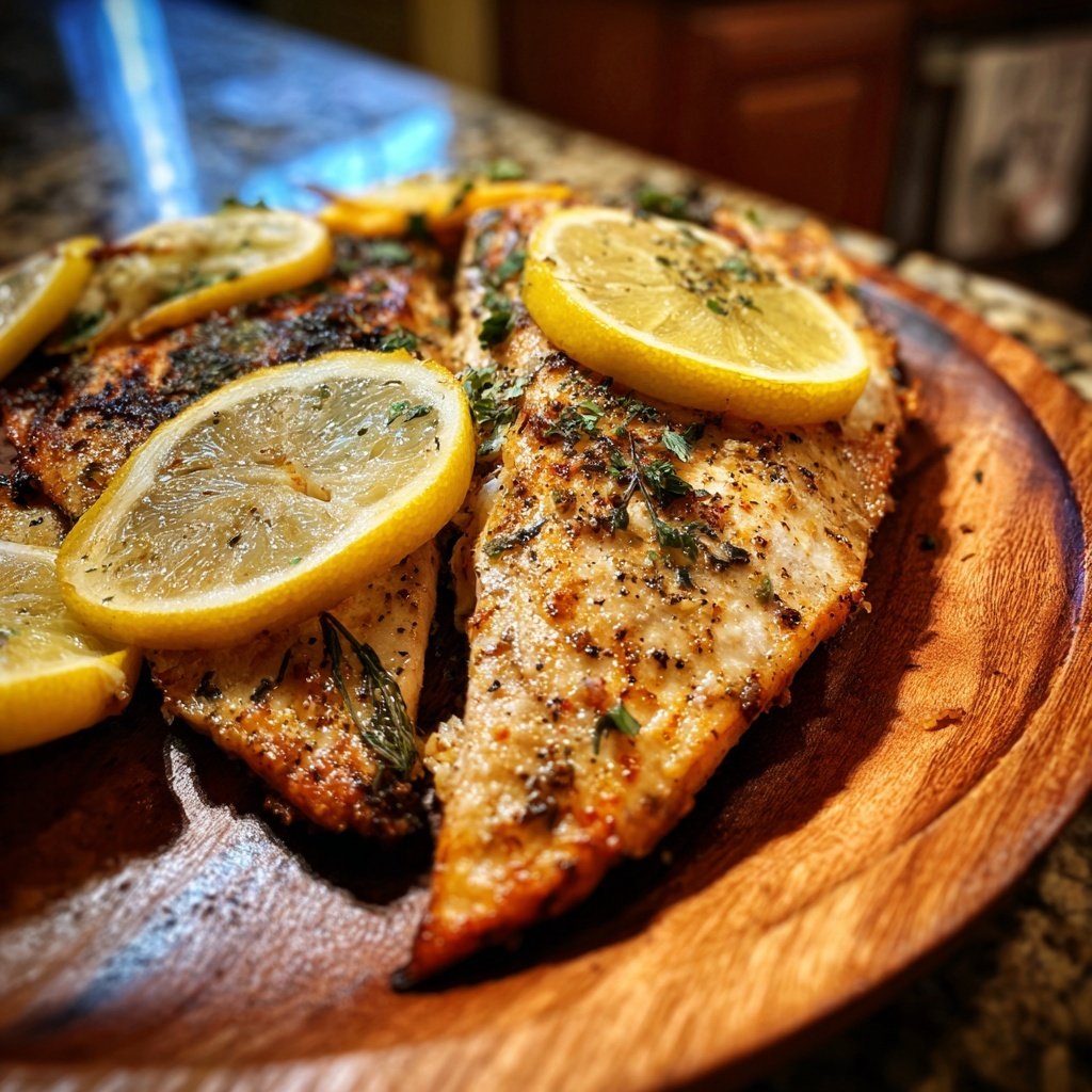 Healthy & Light Lemon Grilled Fish Plate