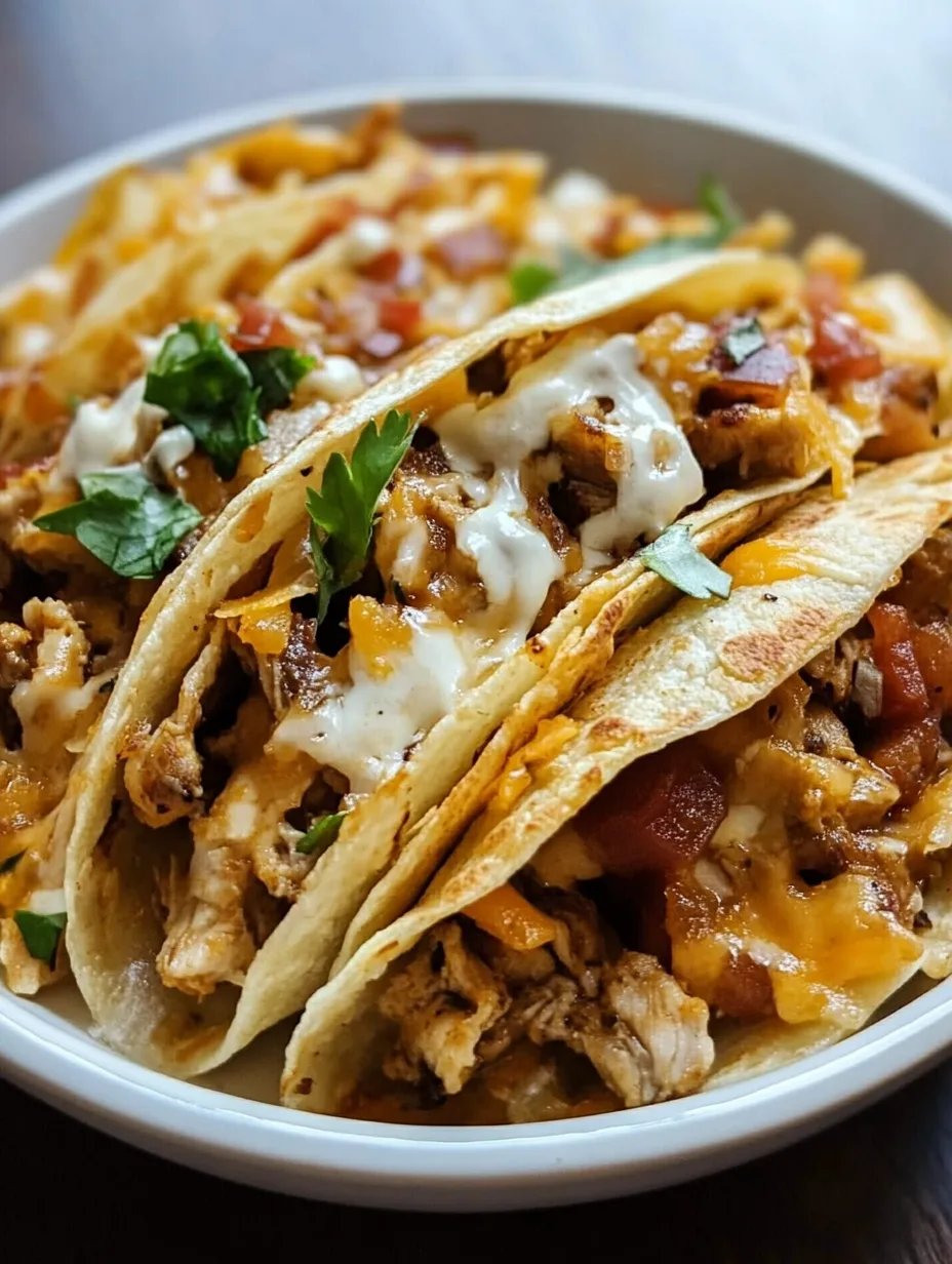 Easy Gluten Free Chicken Taquitos