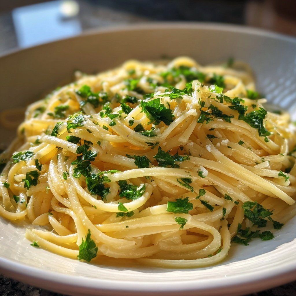 Quick & Easy 15-Minute Garlic Pasta