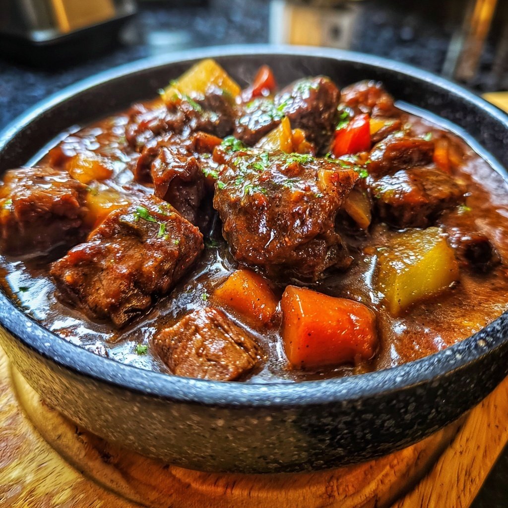 Classic French Beef Bourguignon