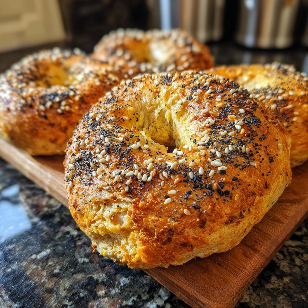 Boiled And Baked Protein Bagels