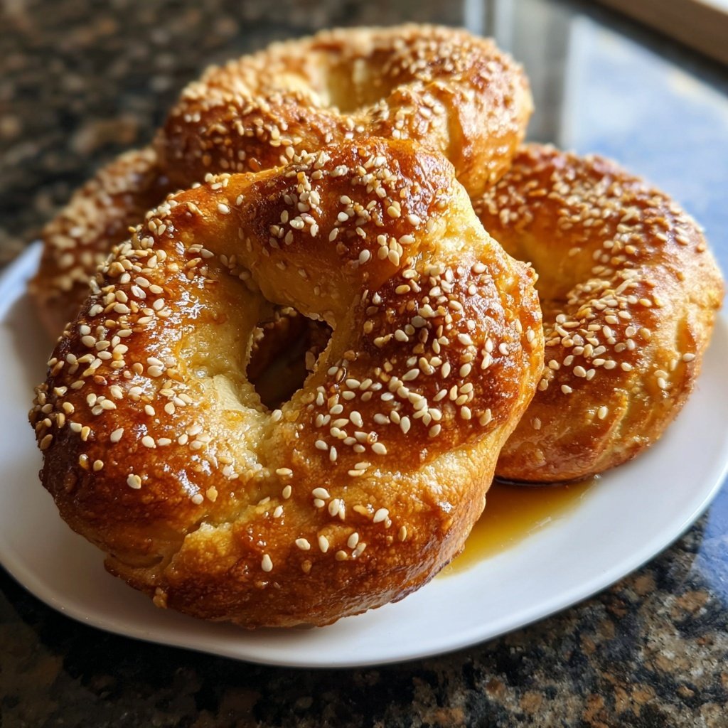 Soft Greek Yogurt Bagels No Yeast