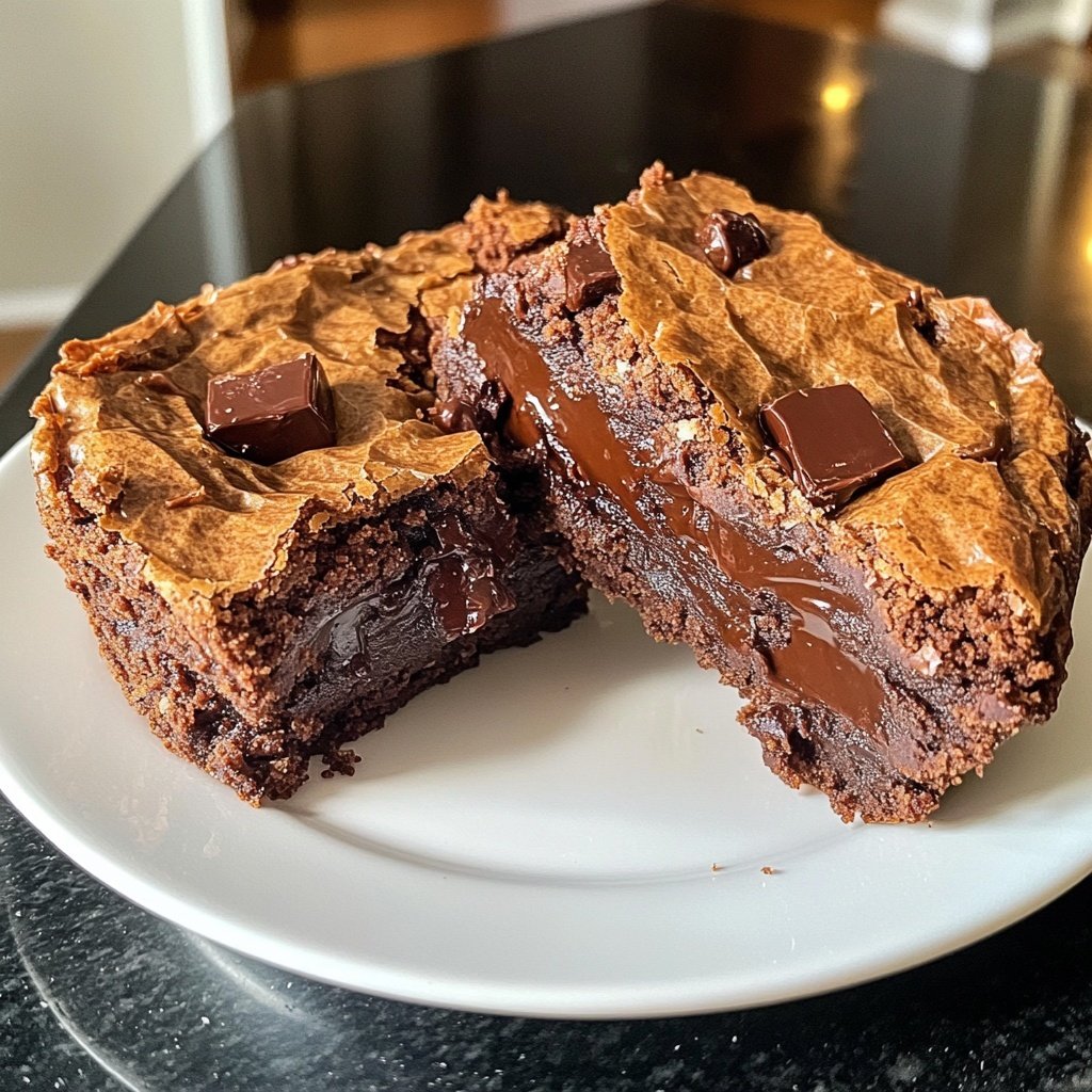 Fudgy Chewy Brookies