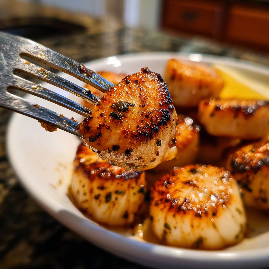 Quick Seared Scallops