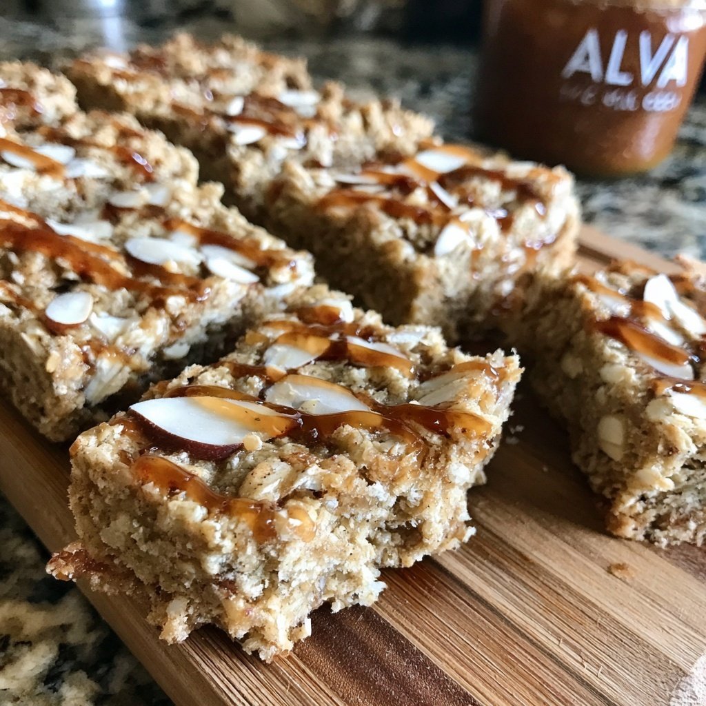 Vanilla Almond Oat Breakfast Squares